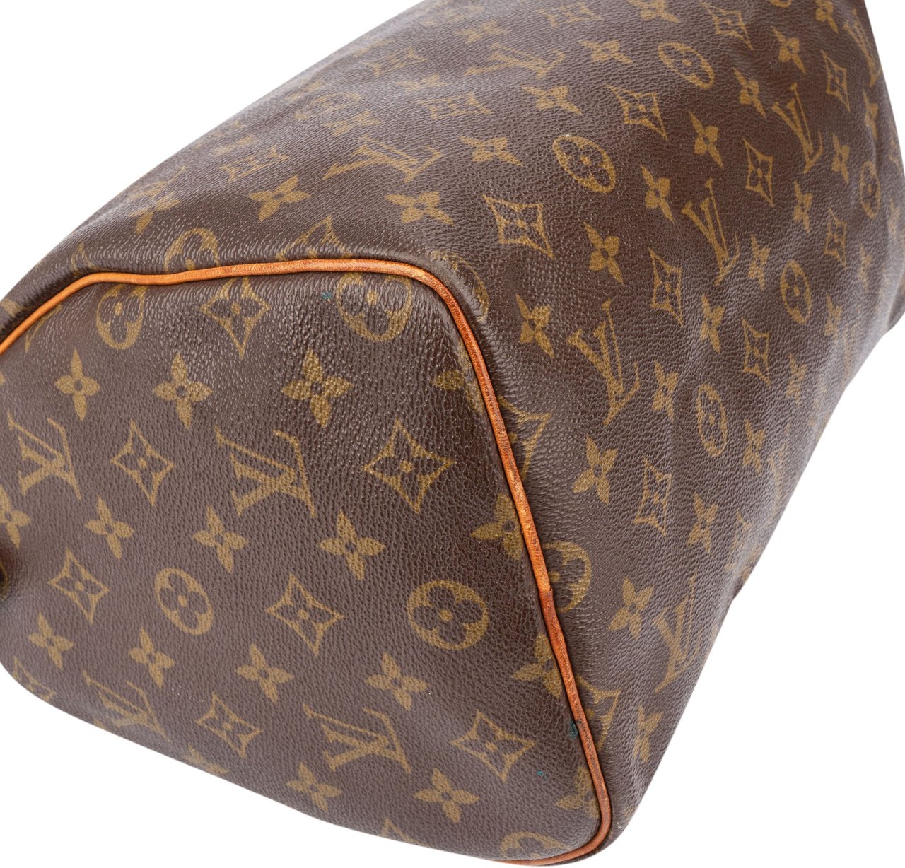 Louis Vuitton Louis Vuitton Canvas Monogram Speedy 30 Handbag Bruin