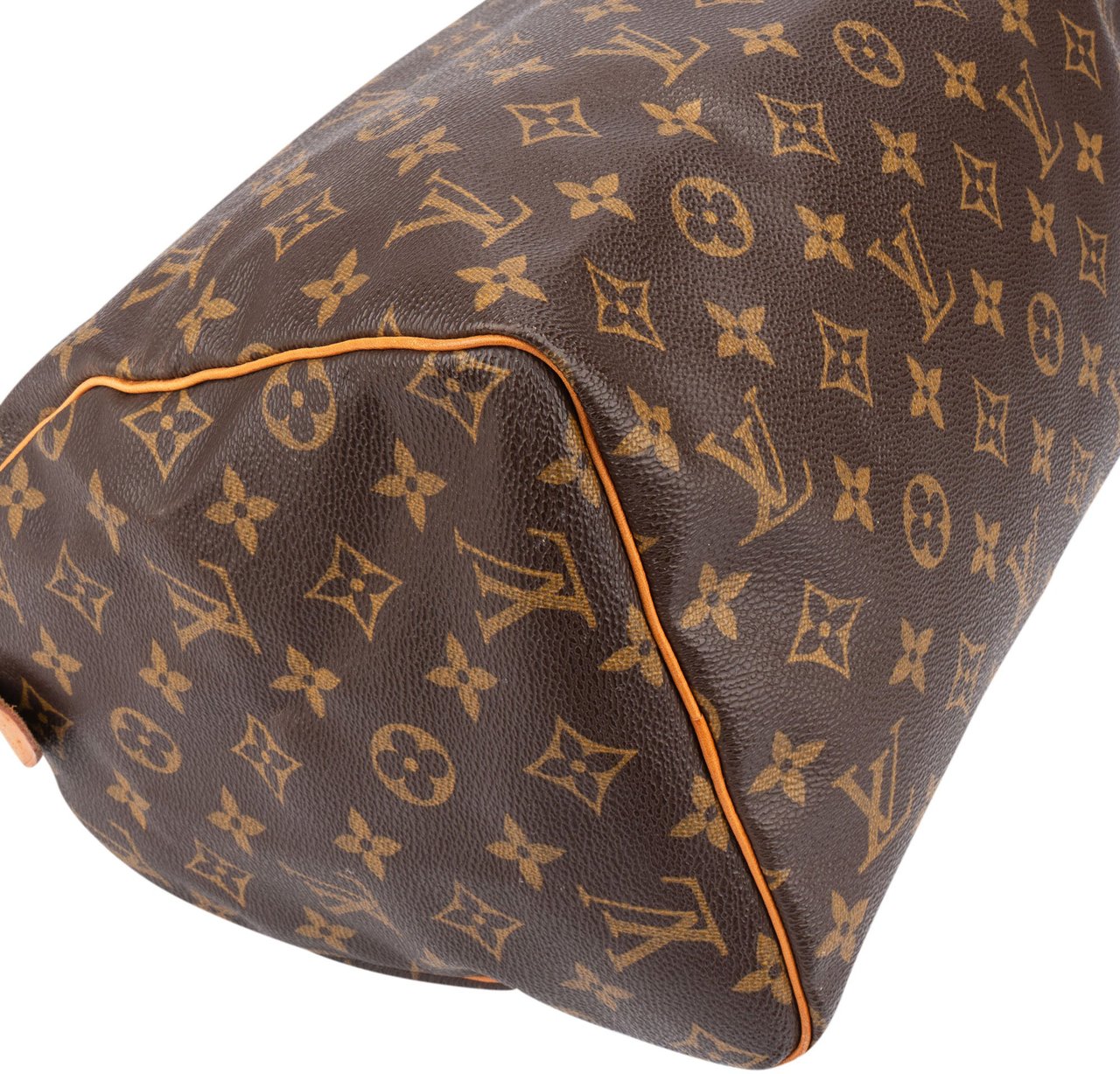 Louis Vuitton Louis Vuitton Canvas Monogram Speedy 30 Handbag Bruin