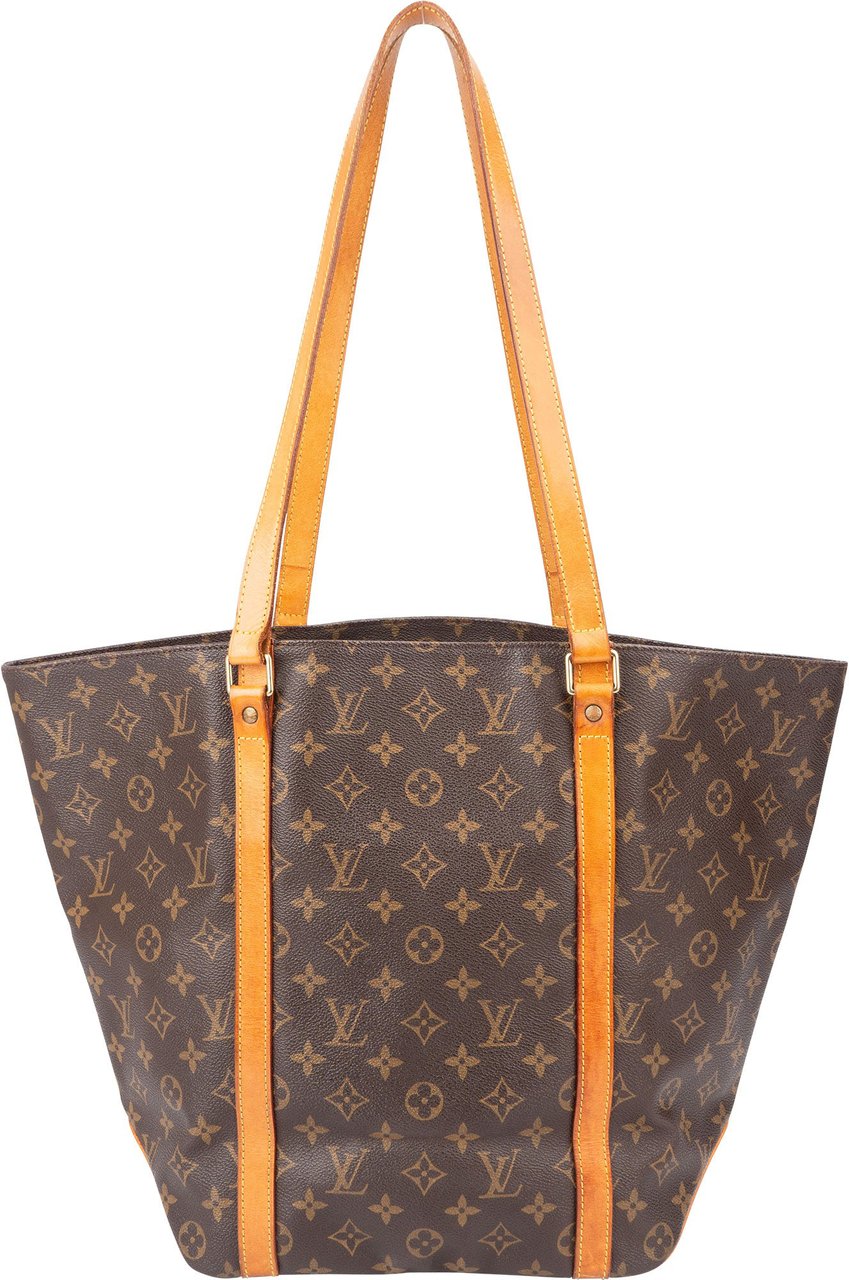 Louis Vuitton Louis Vuitton Canvas Monogram Sac Shopper Shoulder Bag Bruin