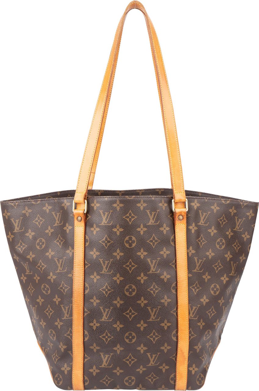 Louis Vuitton Louis Vuitton Canvas Monogram Sac Shopper Shoulder Bag Bruin