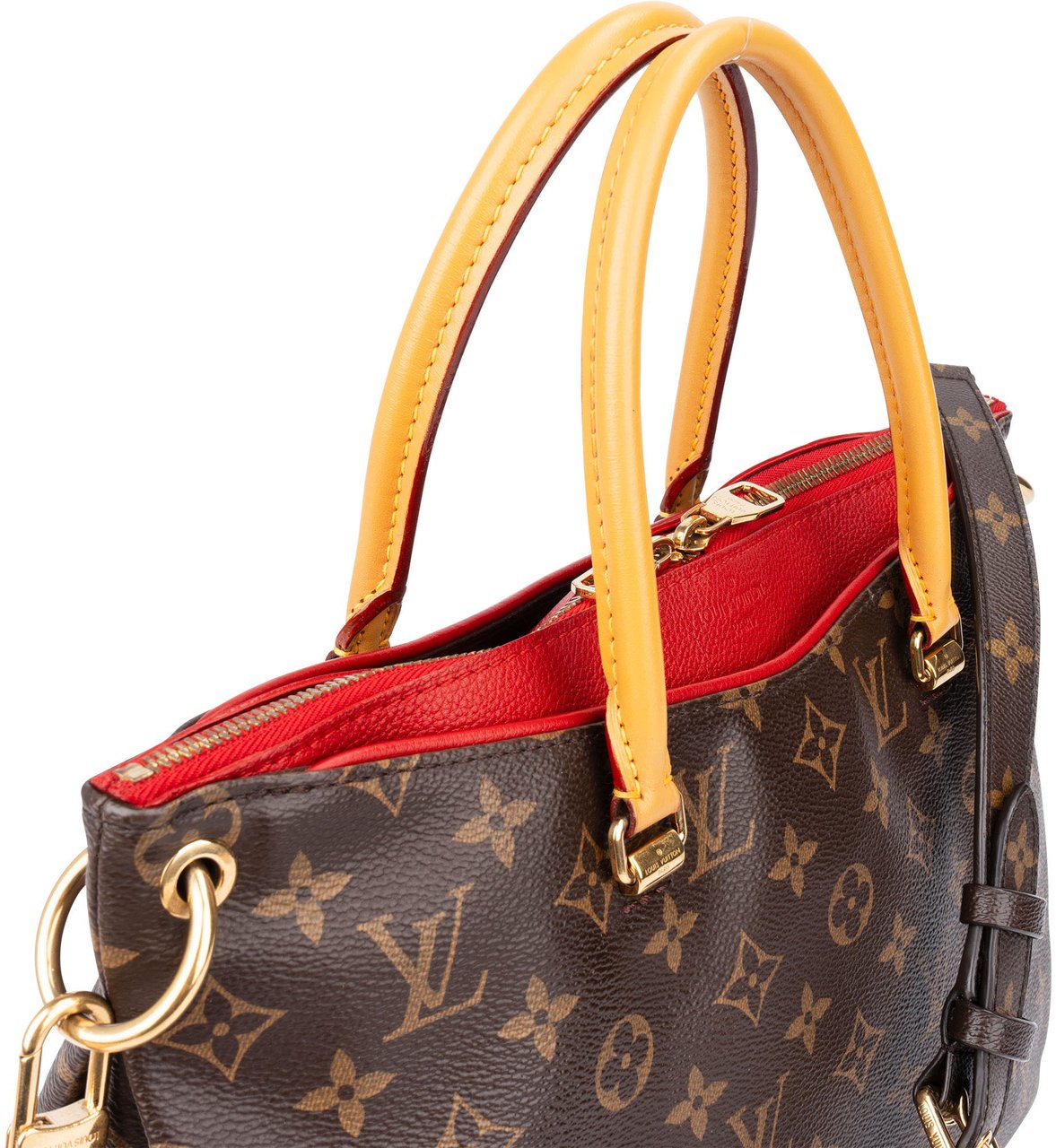 Louis Vuitton Louis Vuitton Canvas Monogram Pallas MM Handbag Bruin