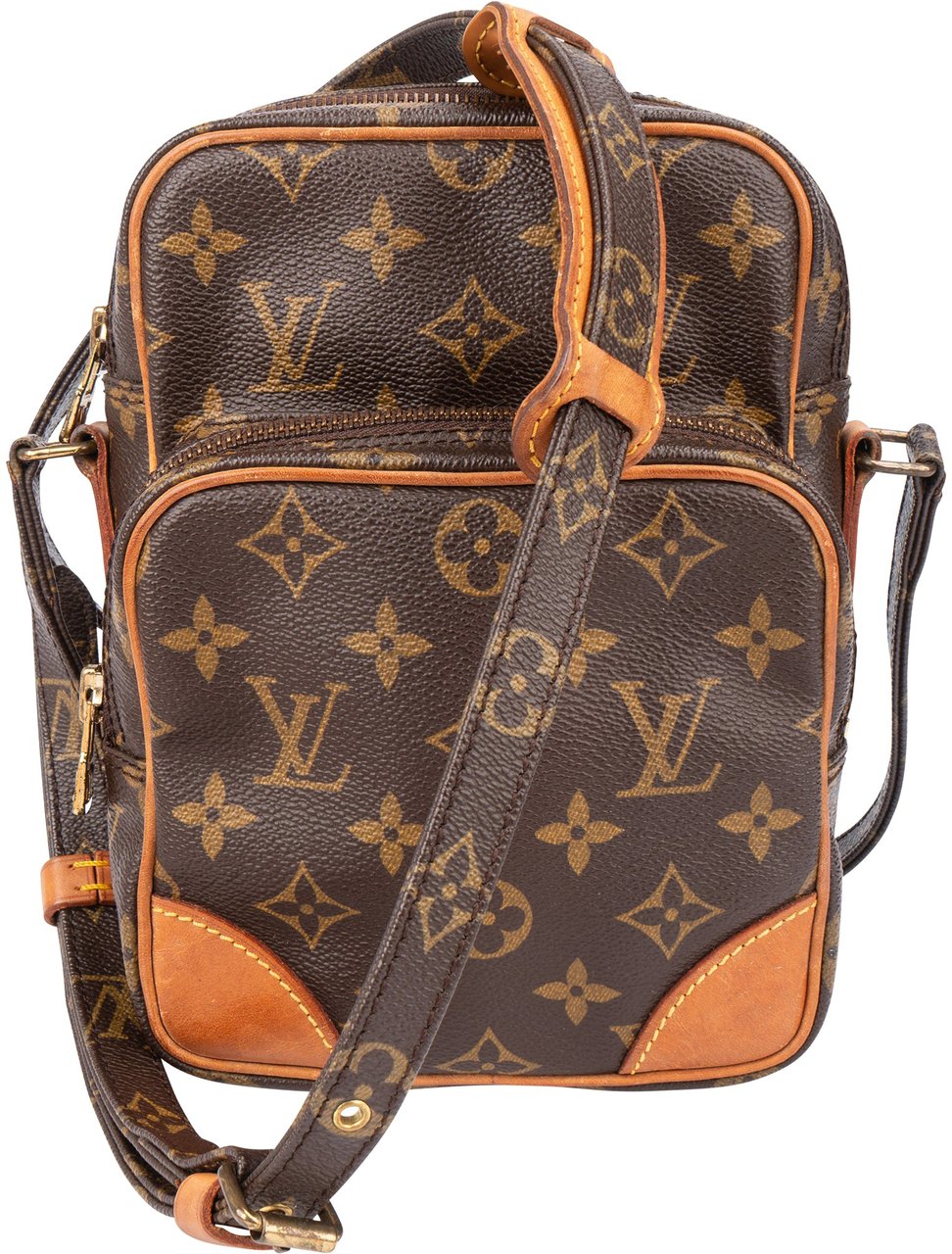 Louis Vuitton Louis Vuitton Canvas Monogram Amazone Crossbody Bag Bruin
