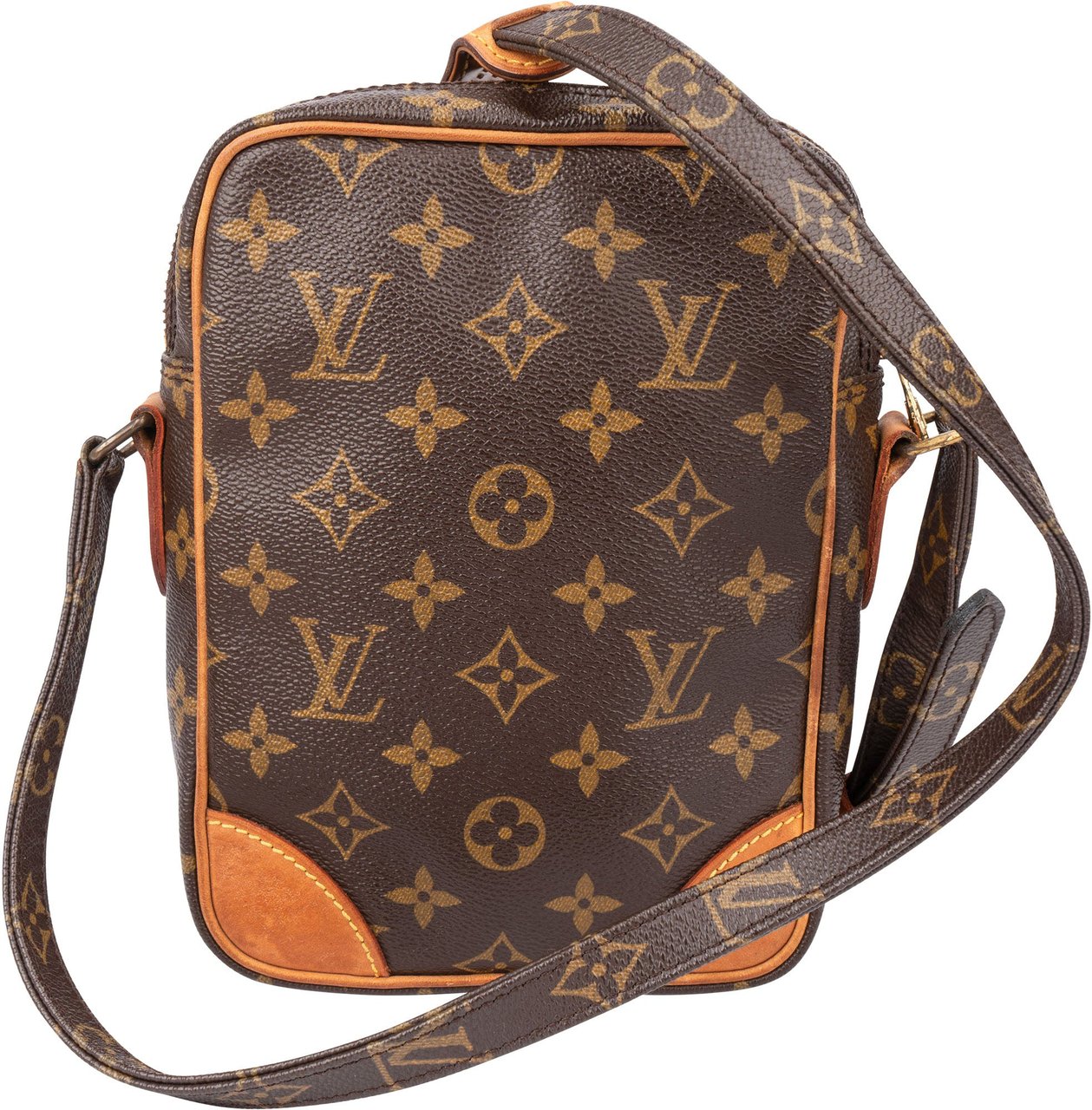 Louis Vuitton Louis Vuitton Canvas Monogram Amazone Crossbody Bag Bruin