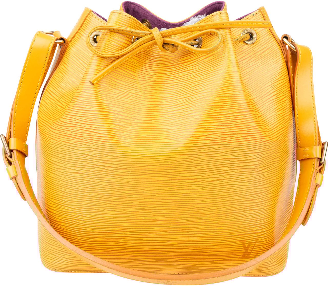 Louis Vuitton Louis Vuitton Jaune Epi Leather Sac Noe Petit Shoulder Bag Geel