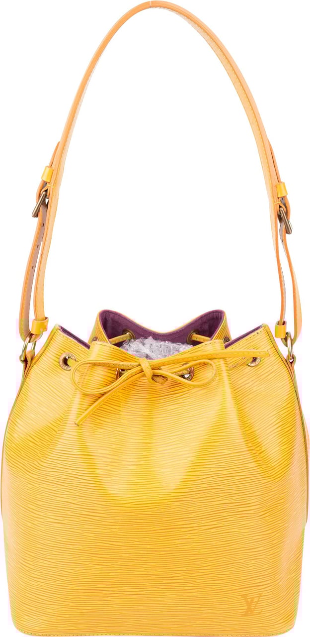 Louis Vuitton Louis Vuitton Jaune Epi Leather Sac Noe Petit Shoulder Bag Geel