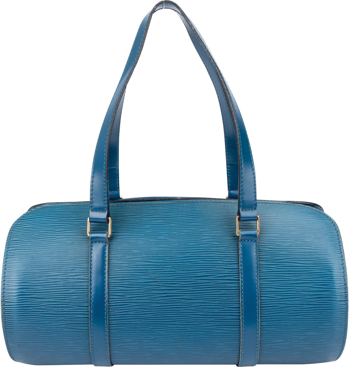 Louis Vuitton Louis Vuitton Bleu Epi Leather Soufflot Set Handbag Blauw
