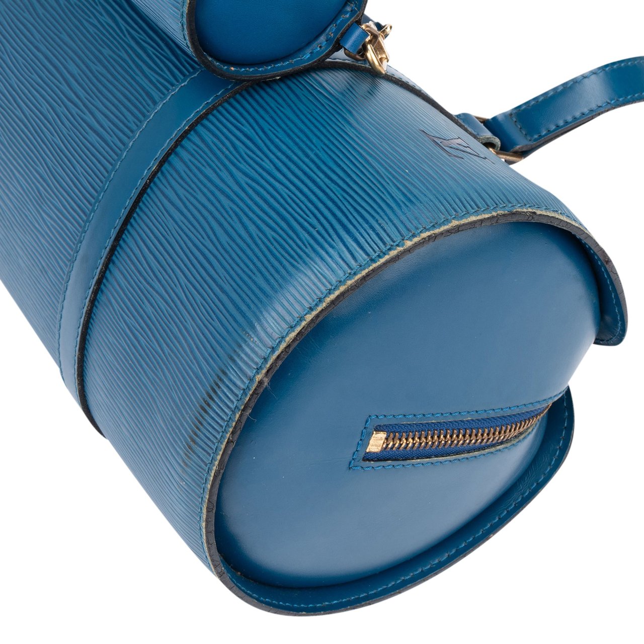Louis Vuitton Louis Vuitton Bleu Epi Leather Soufflot Set Handbag Blauw