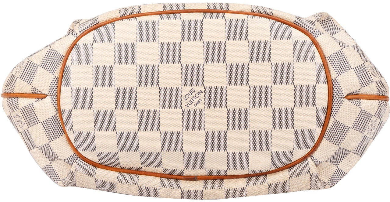 Louis Vuitton Louis Vuitton Damier Azur Monogram Riviera PM Handbag Wit