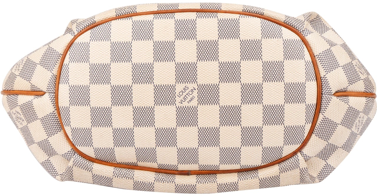 Louis Vuitton Damier Azur Monogram Riviera PM Handbag Wit