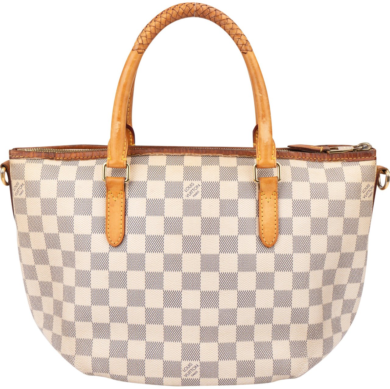 Louis Vuitton Damier Azur Monogram Riviera PM Handbag Wit