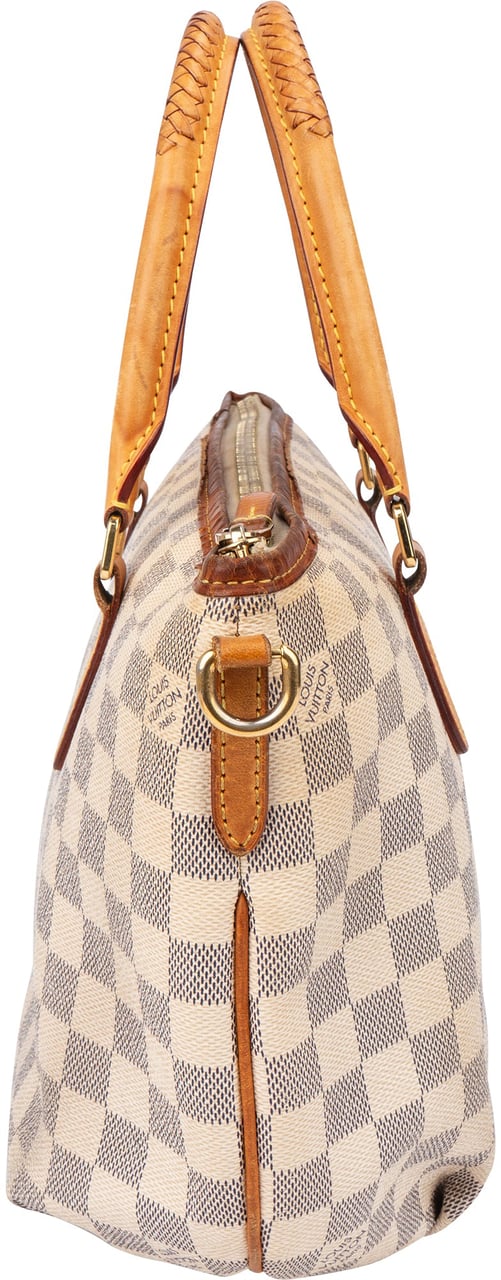 Louis Vuitton Damier Azur Monogram Riviera PM Handbag Wit