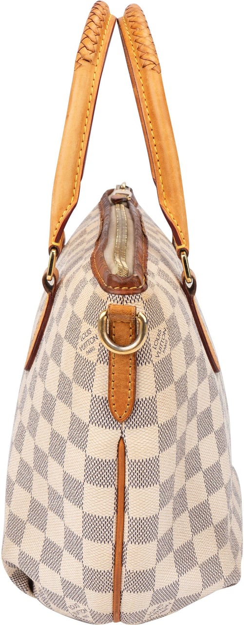 Louis Vuitton Louis Vuitton Damier Azur Monogram Riviera PM Handbag Wit