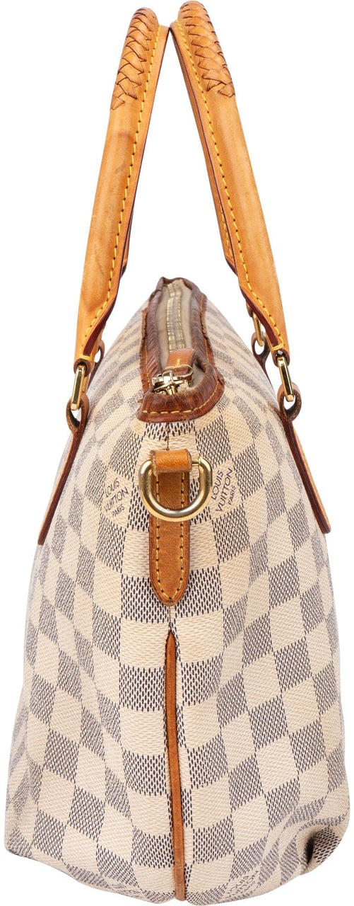 Louis Vuitton Louis Vuitton Damier Azur Monogram Riviera PM Handbag Wit