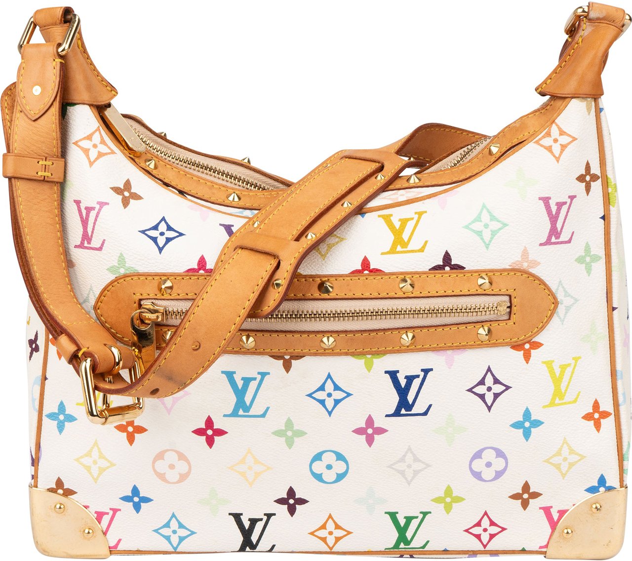 Louis Vuitton Louis Vuitton Murakami Multicolor Boulogne Shoulder Bag Wit