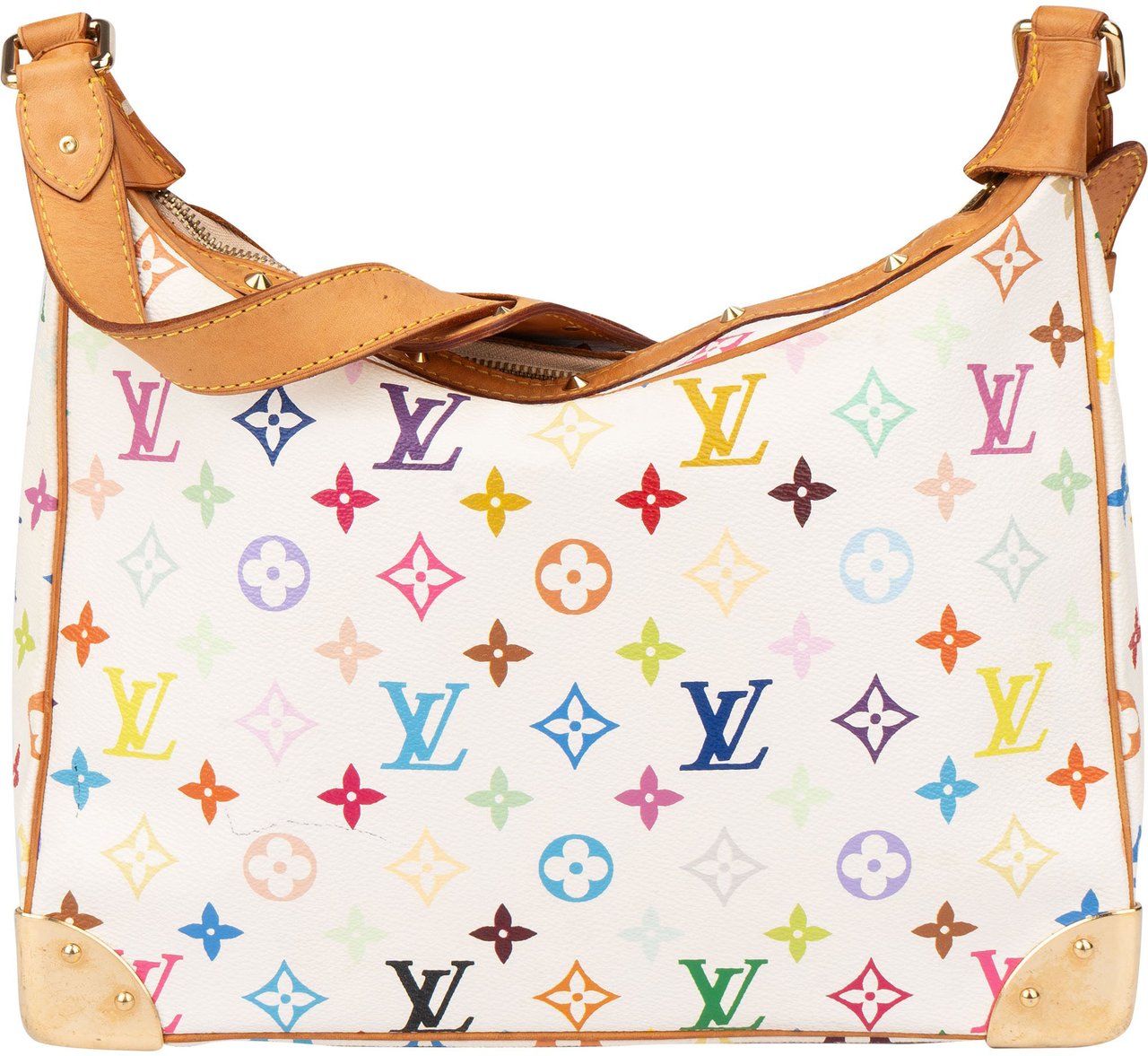Louis Vuitton Louis Vuitton Murakami Multicolor Boulogne Shoulder Bag Wit