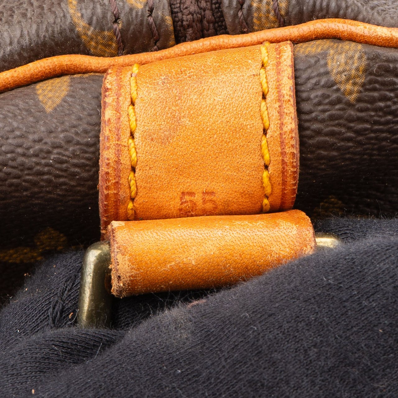 Louis Vuitton Louis Vuitton Canvas Monogram Keepall 55 Bandouliere Bruin