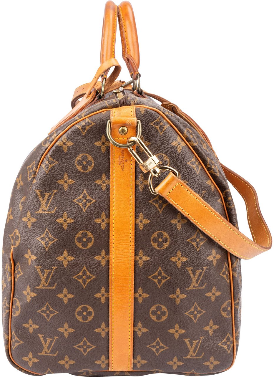 Louis Vuitton Louis Vuitton Canvas Monogram Keepall 55 Bandouliere Bruin