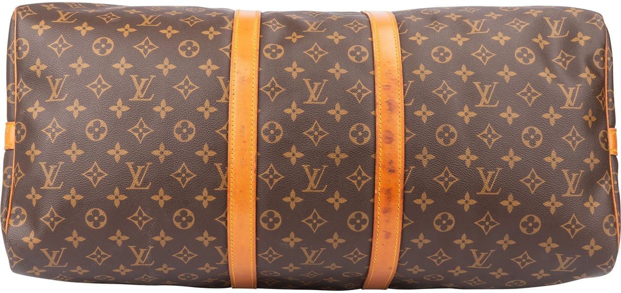 Louis Vuitton Louis Vuitton Canvas Monogram Keepall 55 Bandouliere Bruin