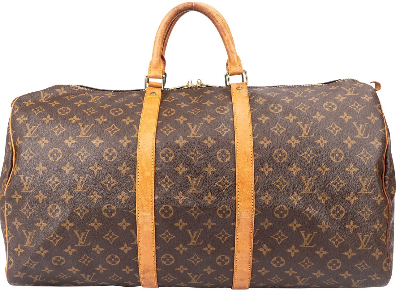Louis Vuitton Louis Vuitton Canvas Monogram Keepall 55 Bruin