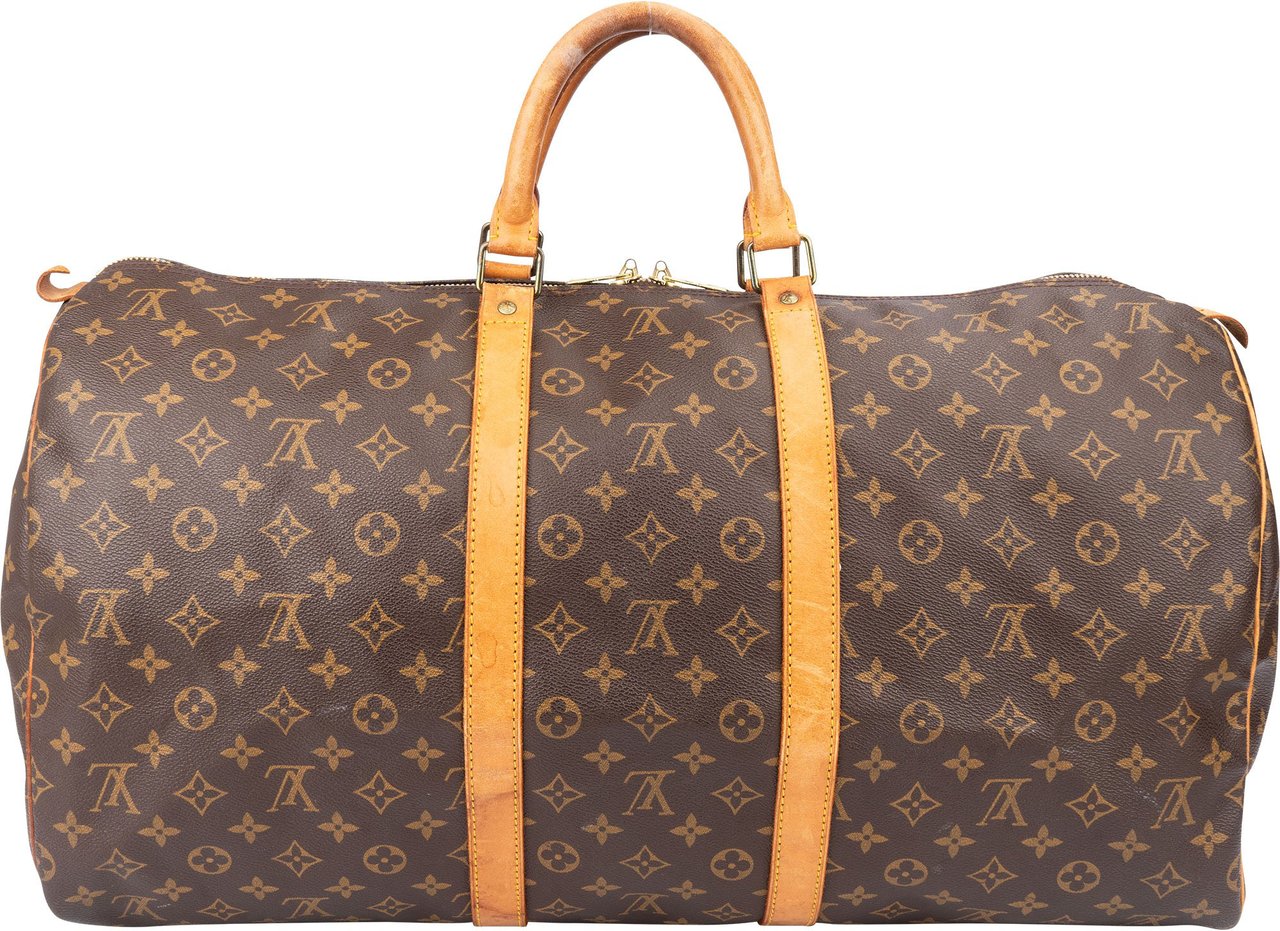 Louis Vuitton Louis Vuitton Canvas Monogram Keepall 55 Bruin