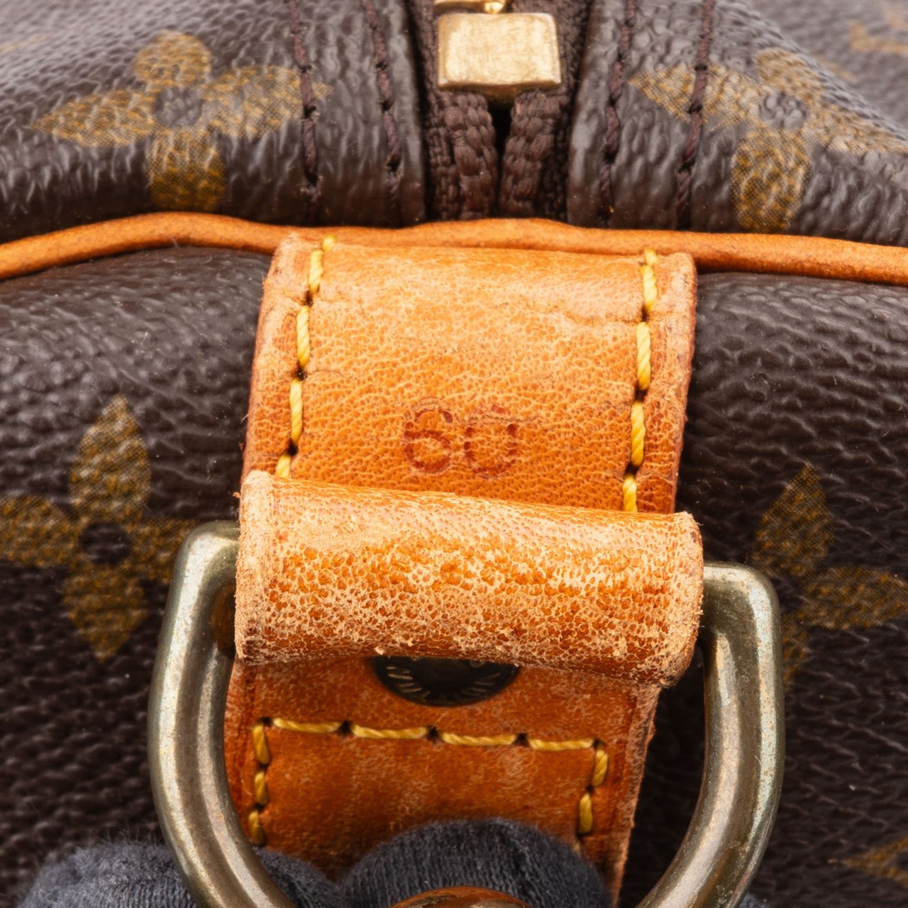 Louis Vuitton Louis Vuitton Canvas Monogram Keepall 60 Bandouliere Bruin