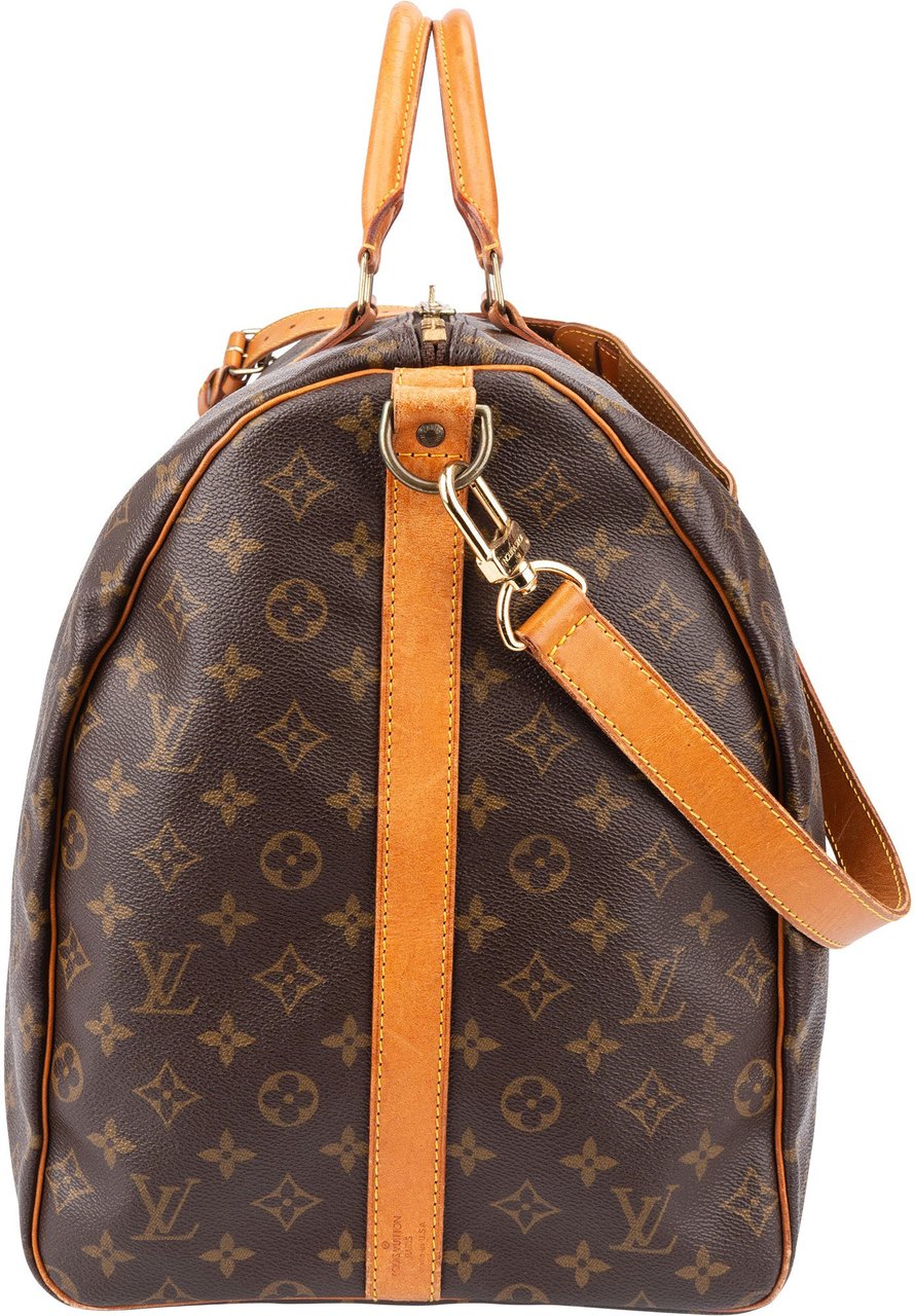 Louis Vuitton Louis Vuitton Canvas Monogram Keepall 60 Bandouliere Bruin