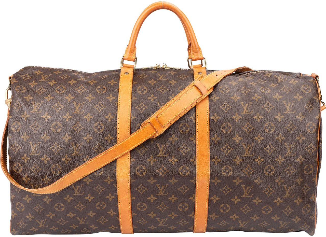 Louis Vuitton Louis Vuitton Canvas Monogram Keepall 60 Bandouliere Bruin