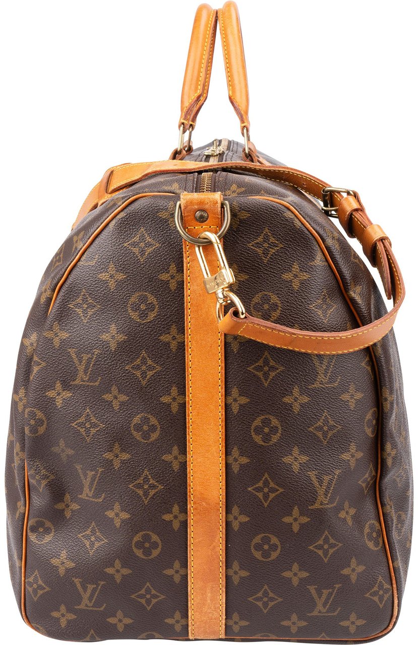 Louis Vuitton Louis Vuitton Canvas Monogram Keepall 60 Bandouliere Bruin