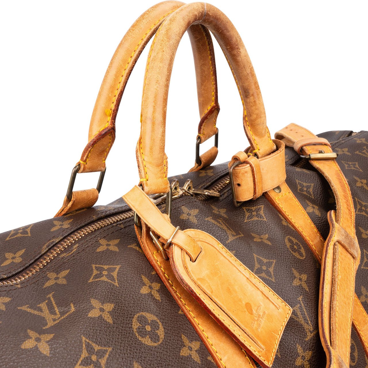 Louis Vuitton Louis Vuitton Canvas Monogram Keepall 60 Bandouliere Bruin