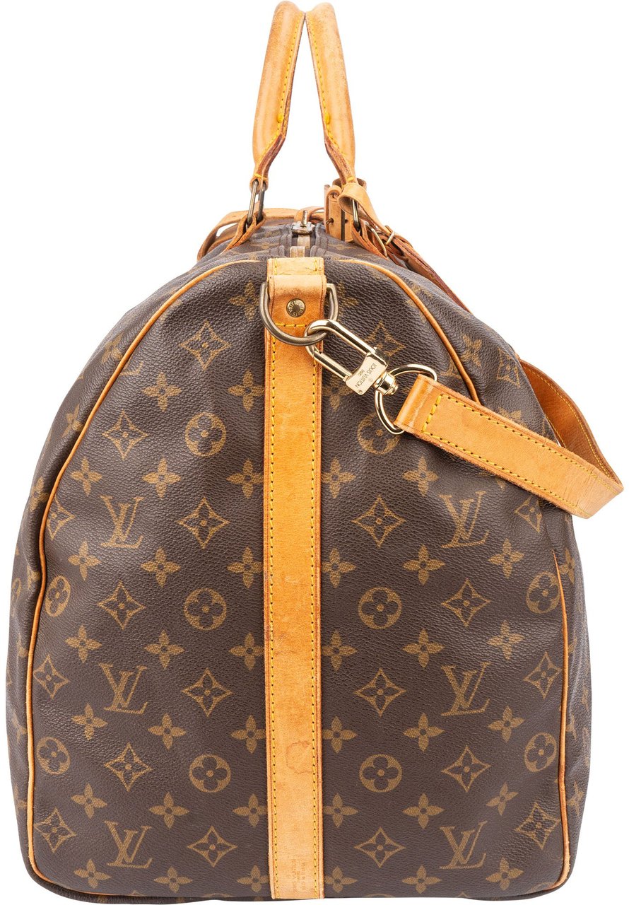 Louis Vuitton Louis Vuitton Canvas Monogram Keepall 60 Bandouliere Bruin