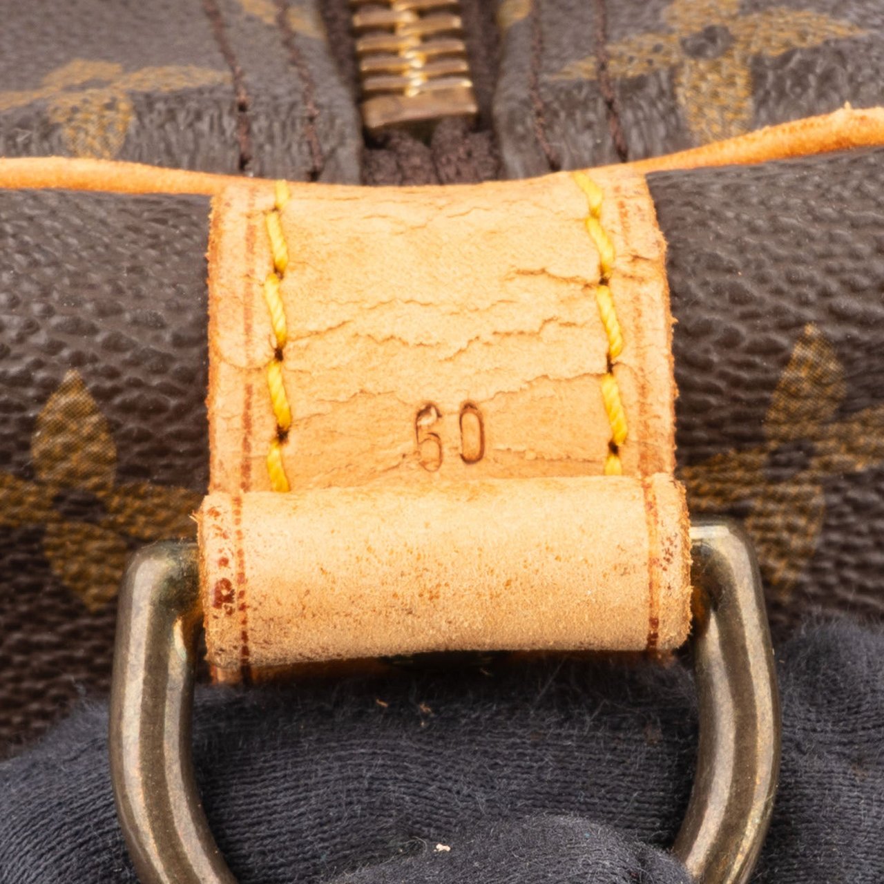 Louis Vuitton Louis Vuitton Canvas Monogram Keepall 60 Bandouliere Bruin