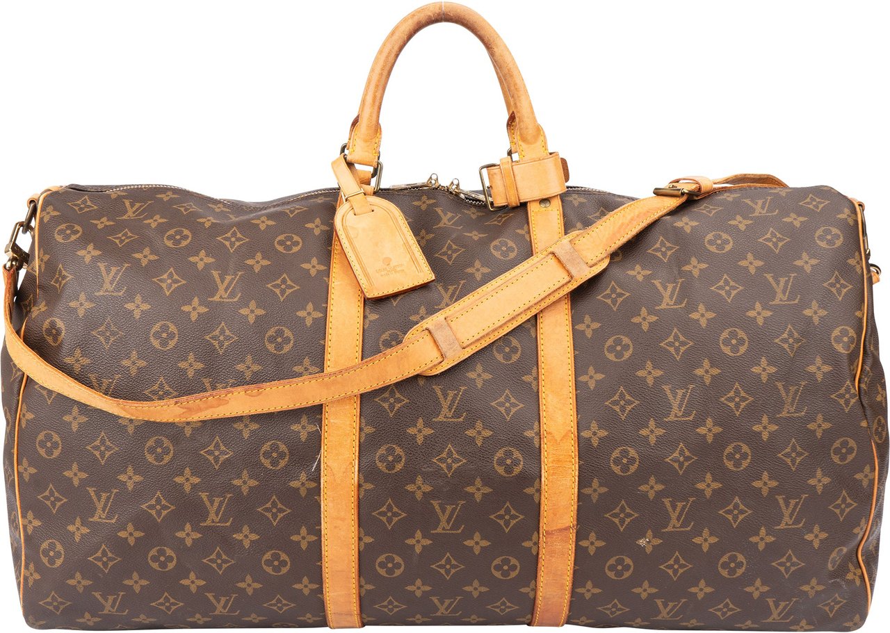 Louis Vuitton Louis Vuitton Canvas Monogram Keepall 60 Bandouliere Bruin