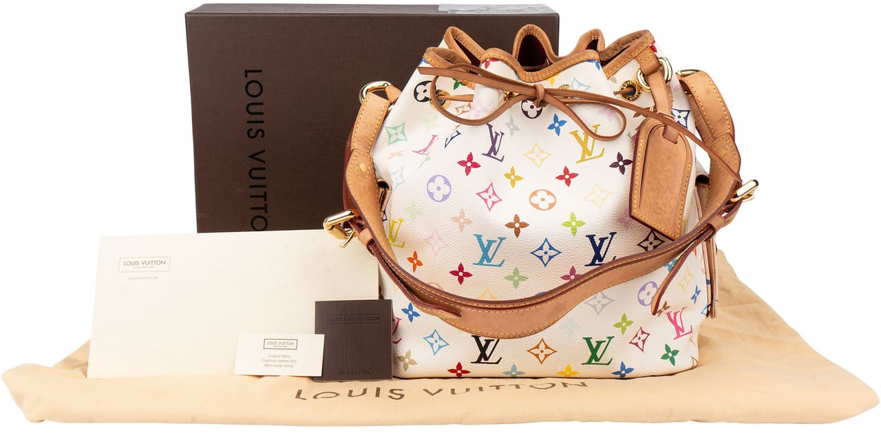 Louis Vuitton Louis Vuitton Murakami Multicolor Sac Noe Petit Shoulder Bag Wit