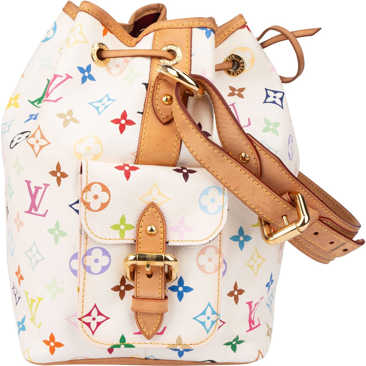 Louis Vuitton Louis Vuitton Murakami Multicolor Sac Noe Petit Shoulder Bag Wit