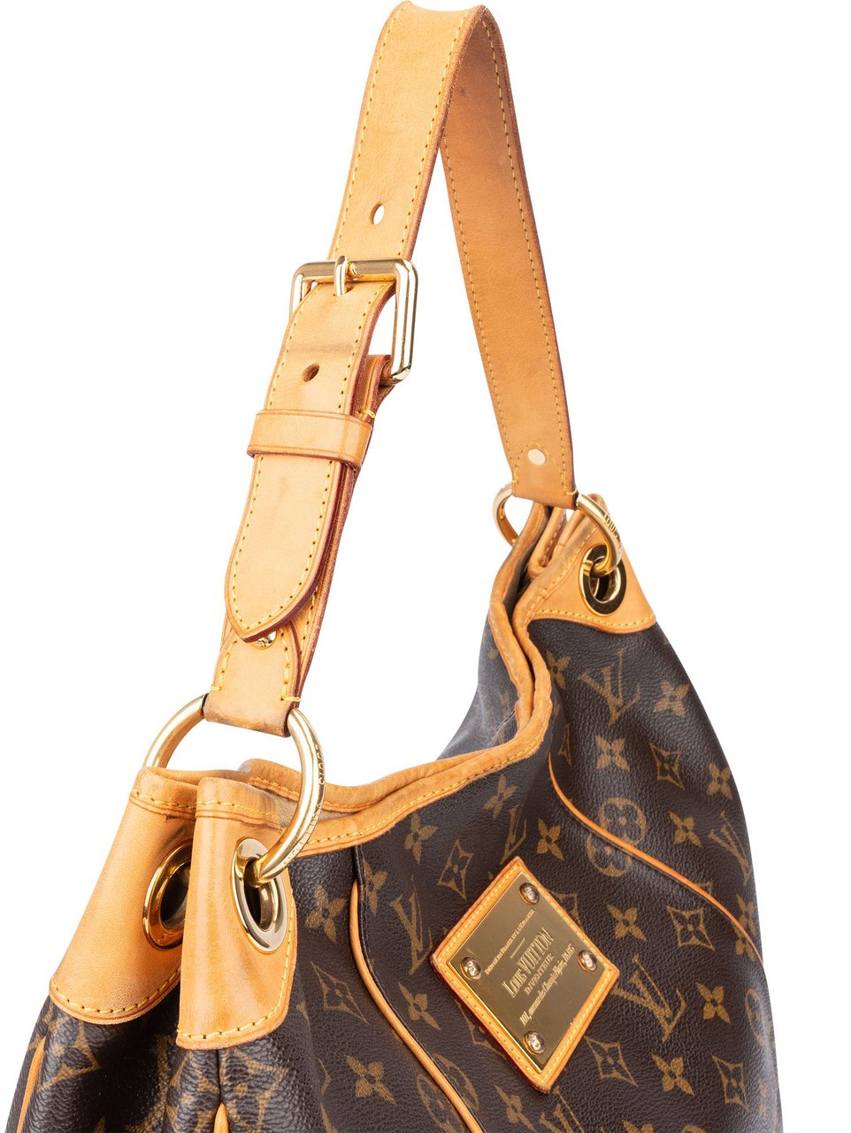 Louis Vuitton Louis Vuitton Canvas Monogram Galliera PM Handbag Bruin