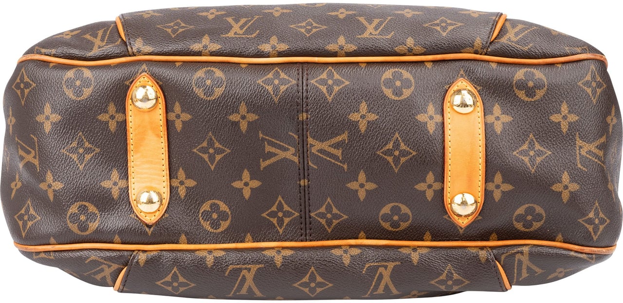Louis Vuitton Louis Vuitton Canvas Monogram Galliera PM Handbag Bruin