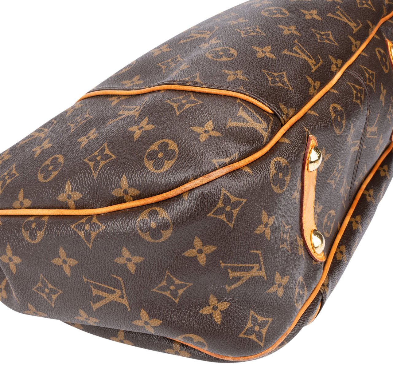 Louis Vuitton Louis Vuitton Canvas Monogram Galliera PM Handbag Bruin