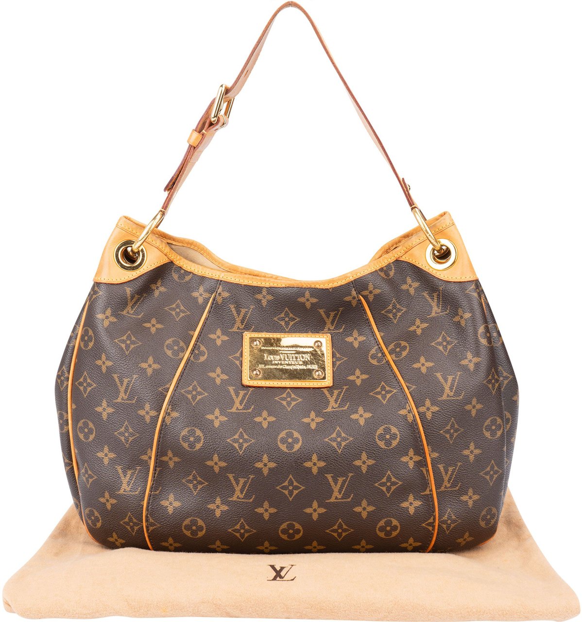Louis Vuitton Louis Vuitton Canvas Monogram Galliera PM Handbag Bruin