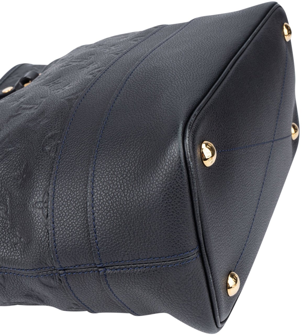 Louis Vuitton Leather Empreinte Monogram Citadine PM Shoulder Bag Blauw