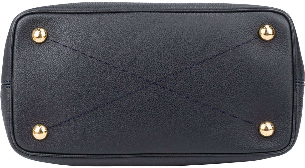Louis Vuitton Louis Vuitton Leather Empreinte Monogram Citadine PM Shoulder Bag Blauw