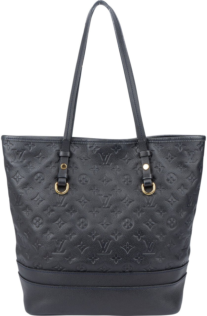 Louis Vuitton Leather Empreinte Monogram Citadine PM Shoulder Bag Blauw