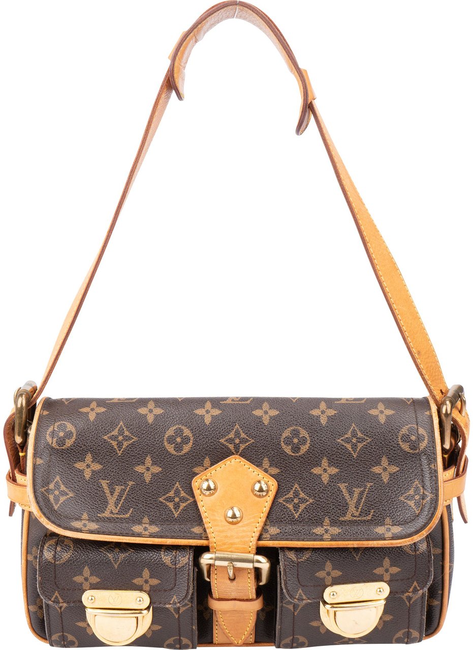 Louis Vuitton Louis Vuitton Canvas Monogram Hudson PM Shoulder Bag Bruin