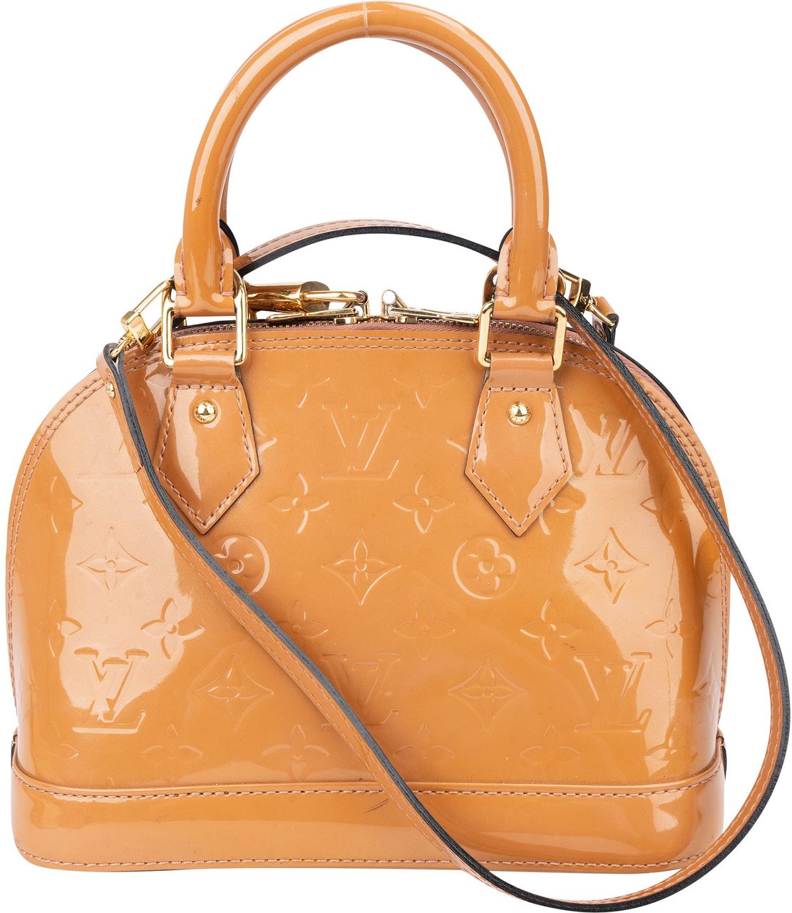 Louis Vuitton Louis Vuitton Vernis Monogram Alma BB Handbag Oranje