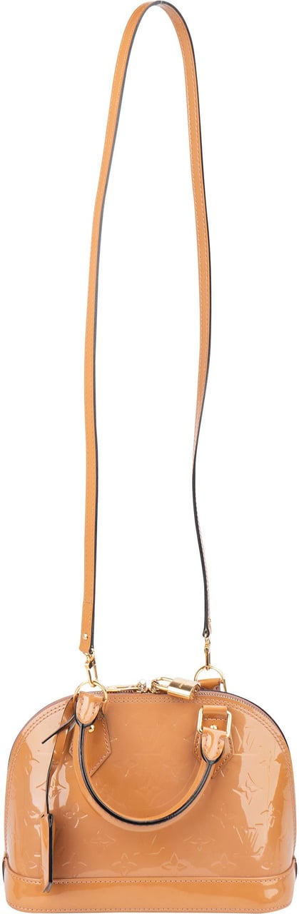 Louis Vuitton Louis Vuitton Vernis Monogram Alma BB Handbag Oranje