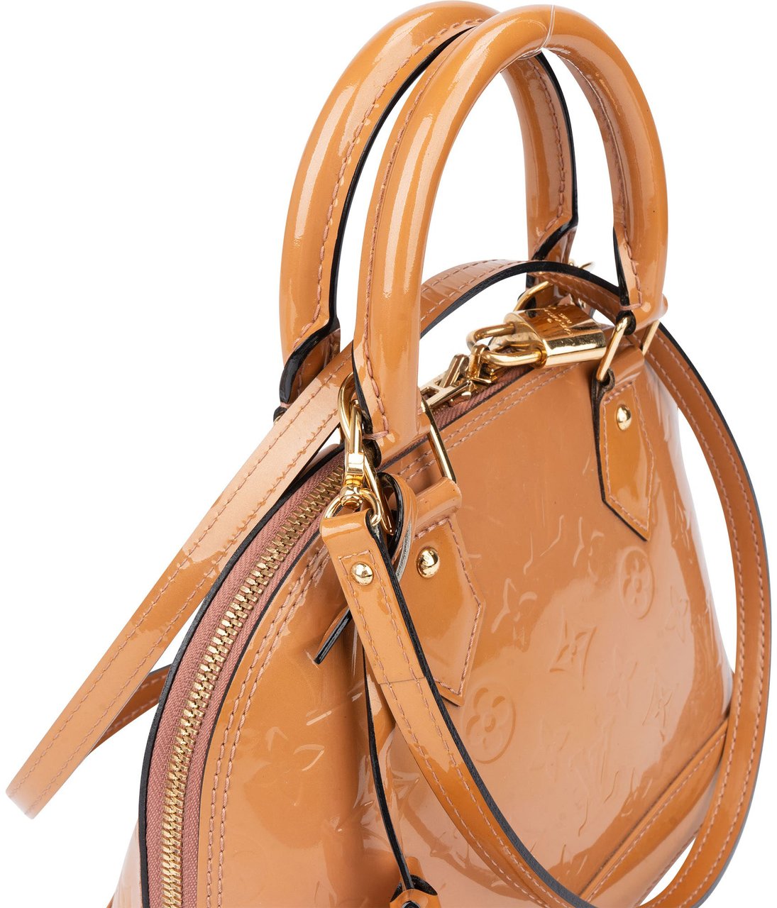 Louis Vuitton Louis Vuitton Vernis Monogram Alma BB Handbag Oranje