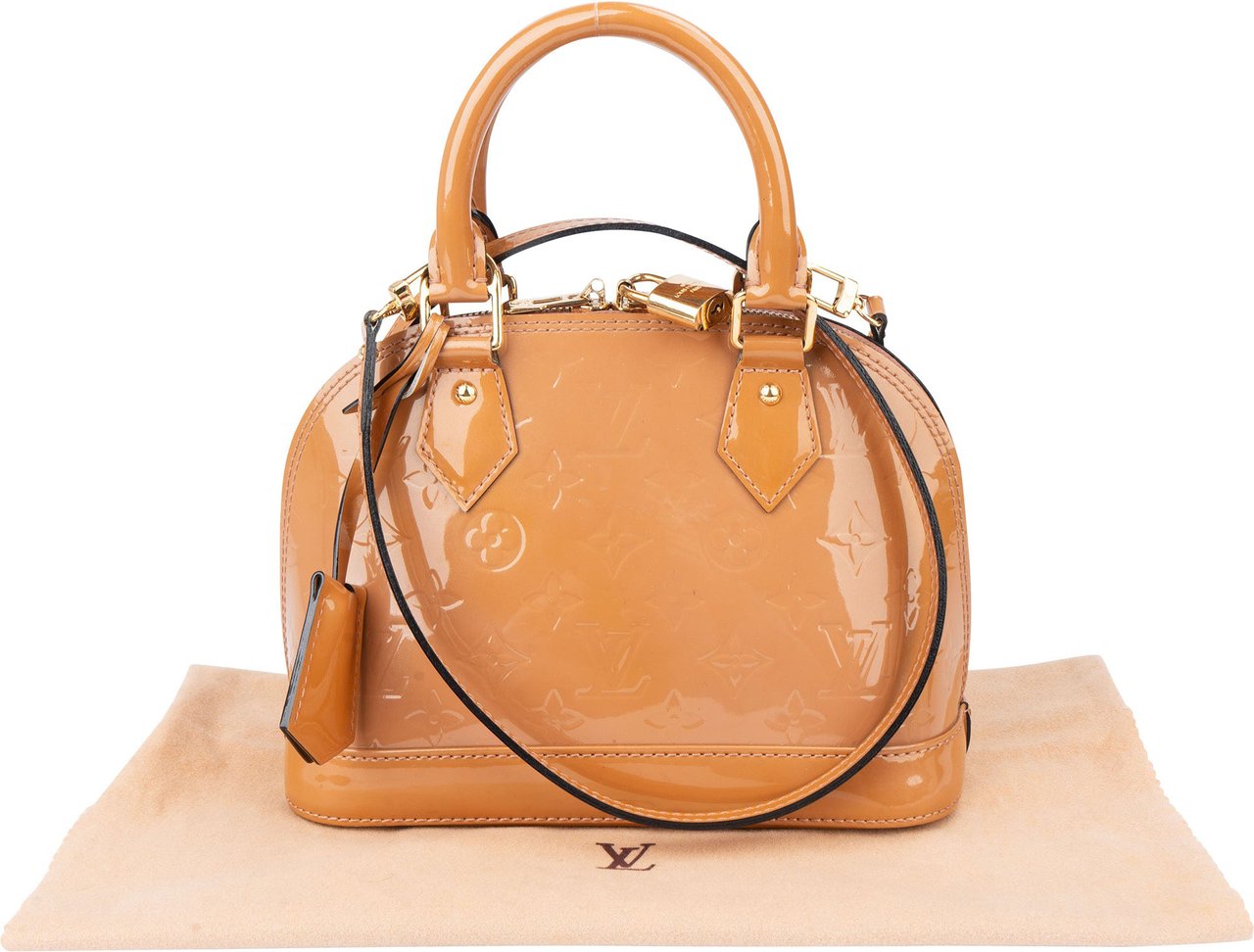 Louis Vuitton Louis Vuitton Vernis Monogram Alma BB Handbag Oranje