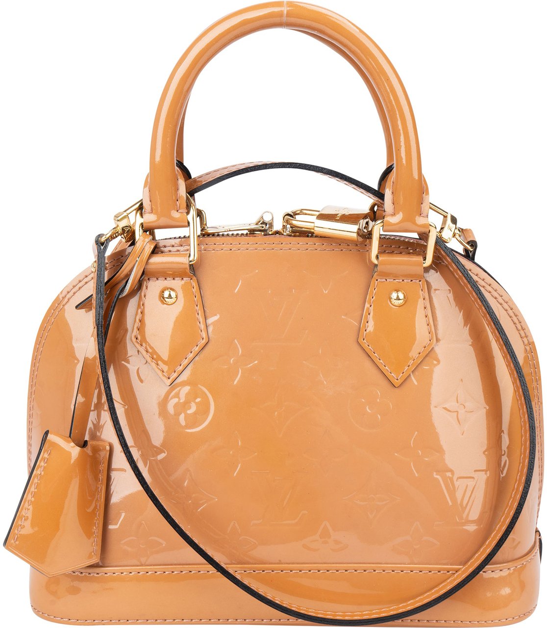 Louis Vuitton Louis Vuitton Vernis Monogram Alma BB Handbag Oranje