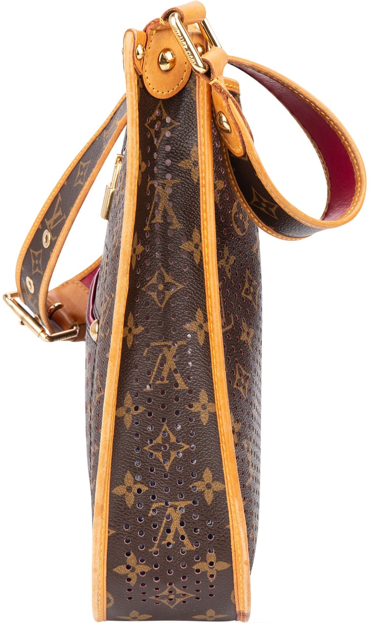 Louis Vuitton Limited Perforated Monogram Musette Crossbody Bag Bruin