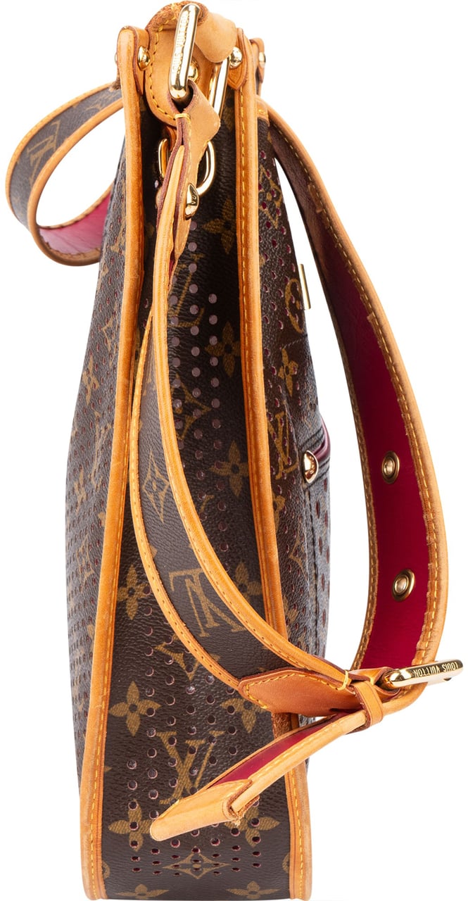 Louis Vuitton Limited Perforated Monogram Musette Crossbody Bag Bruin
