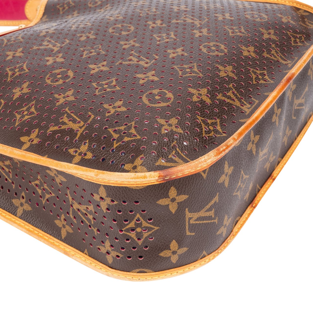 Louis Vuitton Limited Perforated Monogram Musette Crossbody Bag Bruin